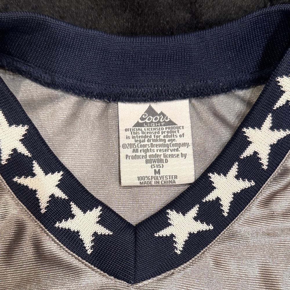 Men's Blue and Silver 78 Jersey - Picture 3 of 6